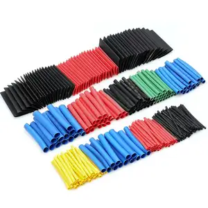 Hampool High Quality Colors Polyolefin Sealing Electrical Cable Sleeves Dual Wall Shrinkable Tubing