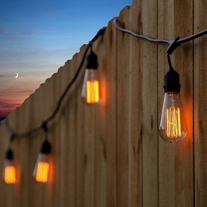 New Products 48ft 15 Dropped Sockets LED Outdoor Commercial <strong>String</strong> <strong>Lights</strong> Weatherproof E26 E27 Vintage Edison <strong>Bulb</strong> - Product Image 2
