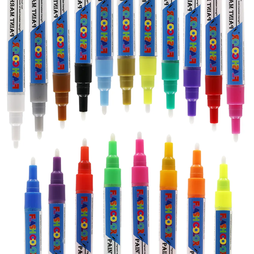 3mm alcohol based marker pens permanent paint marker for shoes