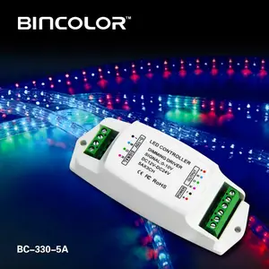 BC-330-5A 3 channels 0-10V 5A CCT rgb LED dimming controller constant voltage led strip dimmable driver