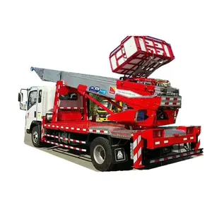高空作业平台卡车20米的高度绝缘载体和绝缘臂/平台梯子