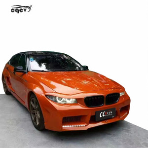 Kit de cuerpo ancho de plástico estilo <span class=keywords><strong>HM</strong></span> para BMW serie 5, F10, F18, parachoques delantero, faldas laterales y alerón - Product Image 1