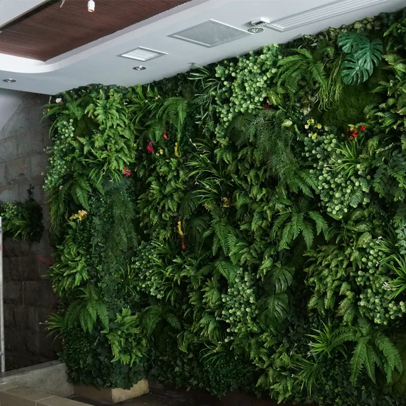 Plantas artificiais parede, plantas artificiais decorativas vertical de parede para jardim e parede