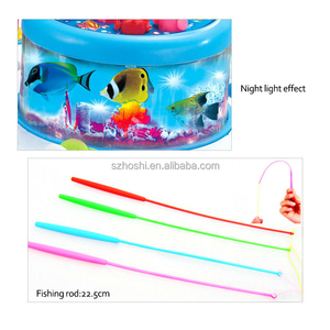 Ensemble de jouets de pêche magnétiques en plastique lumineux pour bébés, enfants, modèles de poissons, jeux de pêche, jouets d'extérieur pour garçons - Product Image 4