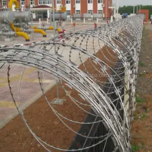 High Security Concertina Razor Wire Galvanized Razor Barbed Wire Factory BTO22 Razor Wire