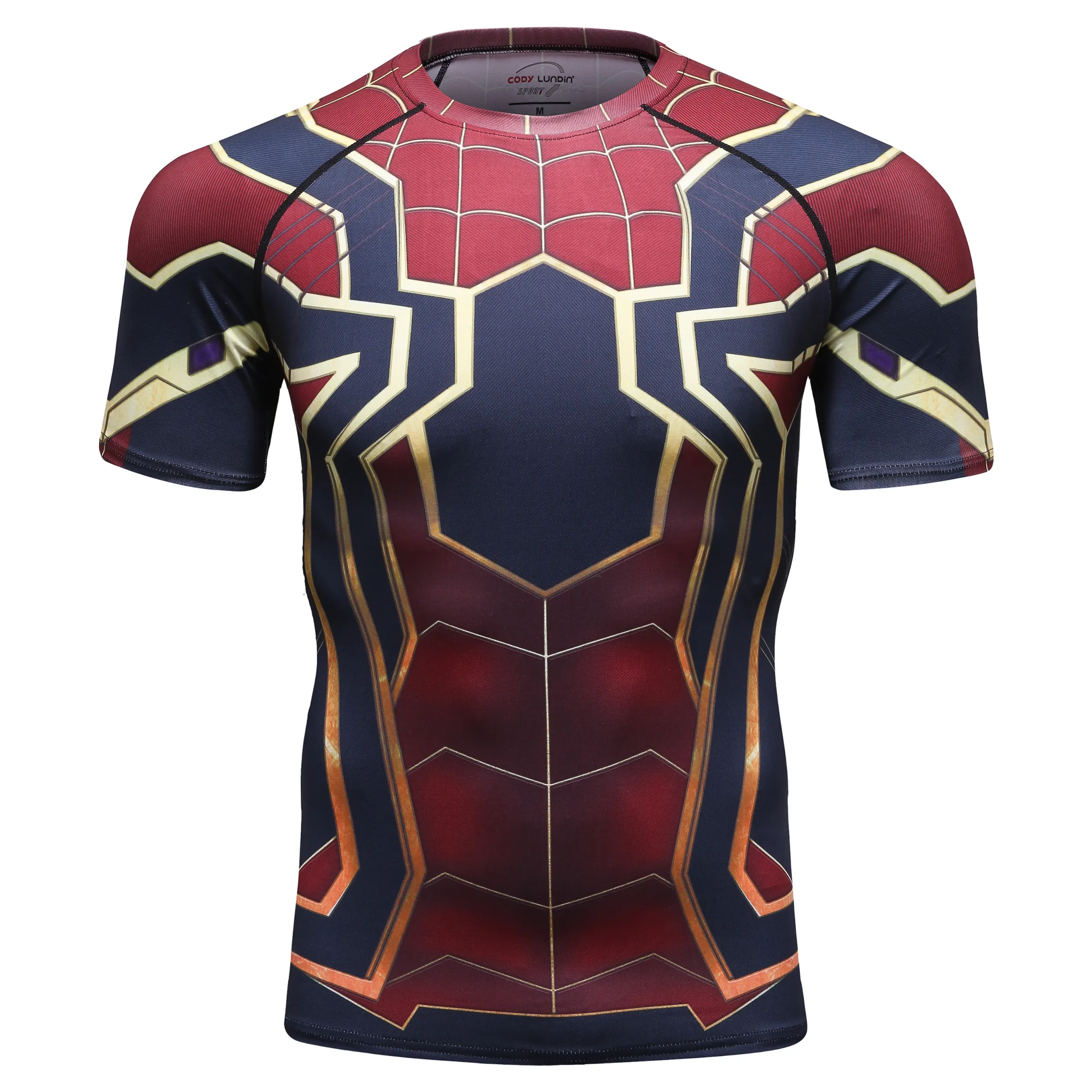 NEU Superhero Compression Shirt Günstigeres Sport Kurzarm T-Shirt