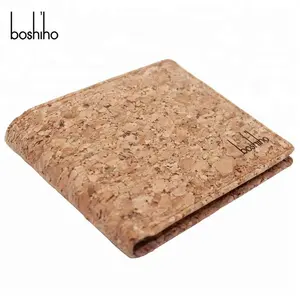 2021 trending hot products eco friendly designer genuine men minimalist wallets book rfid cork wallet