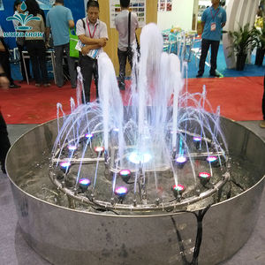 Decorazione <span class=keywords><strong>Auto</strong></span> Programma di Controllo HA CONDOTTO LA luce di Musica Da Ballo Acqua <span class=keywords><strong>Fontana</strong></span> del Giardino - Product Image 2