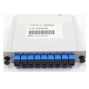 SC/APC SC/UPC Stecker-in Faser Optischen Splitter 1x8 1*8 PLC Splitter LGX Cassete Modul Box