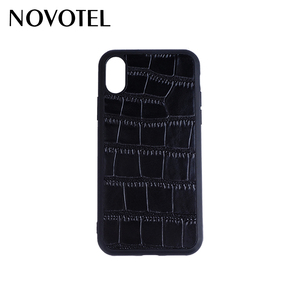 cocodrilo <span class=keywords><strong>en</strong></span> relieve patrón de cuero cubierta del teléfono móvil del teléfono celular para el iPhone 678 o para el iPhone X - Product Image 3