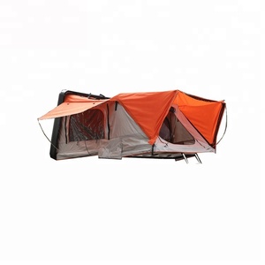 Fibra de Vidrio techo tienda al aire libre Camping 4-5 personas con impermeable techo plegable, techo de la tienda de la parte superior de la - Product Image 4