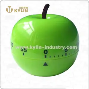 中国高品质耐用苹果形状厨房定时器