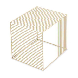 Nordic Living Room Furniture Metal Wire square <strong>Gold</strong> <strong>Side</strong> <strong>Table</strong> for Sales Draht Tisch - Product Image 1