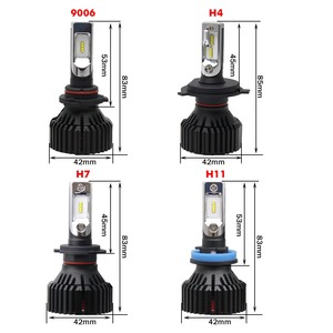 หลอดไฟหน้ารถยนต์ Super Auto Car <span class=keywords><strong>T8</strong></span> H4 LED, หลอดไฟหน้า LED H4 ความสว่าง 8000 ลูเมน - Product Image 2