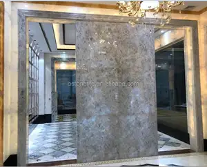 Chinese supplier Italy stone white and grey onyx marble price