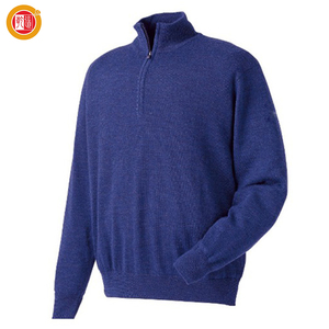 Moda stretch transpirable suave tela polar Azul Real golf Hoodies Sudadera con capucha - Product Image 4