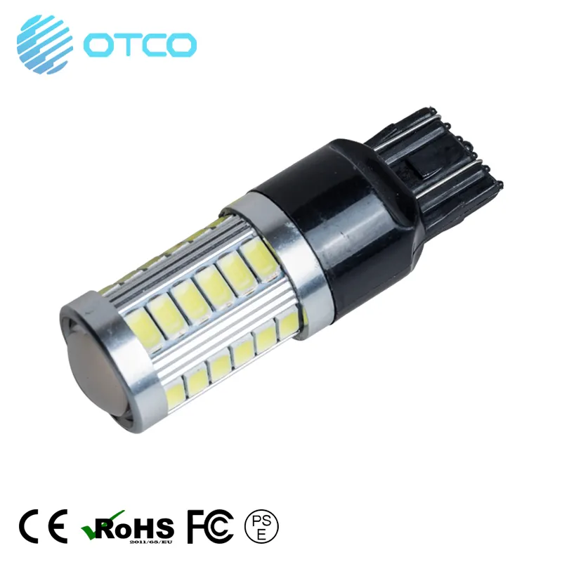 7440 7443 5630 5730 33SMD Beyaz 900 Lümen 6000 K ~ 6500 K Süper Parlak LED Kuyruk Fren Sinyal Lambası ampul