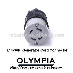 Conector de bloqueo de giro NEMA L14-30, 30A, 125/250V - Product Image 2