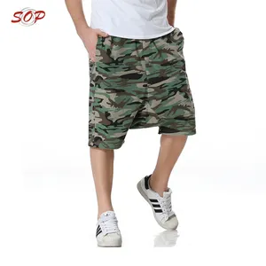 Pantalones de chándal bombachos para hombre, pantalón corto de camuflaje, hip hop, ropa informal para adulto, estilo urbano, stock barato