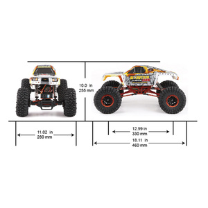 Remo Hobby รถทรักกี้1072 RC ร็อคตีนตะขาบ,<span class=keywords><strong>1</strong></span>/10 Mountain <span class=keywords><strong>XTREME</strong></span> Lion Brushed Electric 4WD 2.4G 4X4 Hobby รถบรรทุกทรักกี้ - Product Image 6