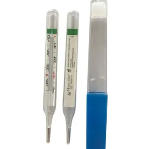 EC certificated Gallium alloy glass thermometer mercury free medical for choice