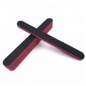 Dos violet Point Blanc <span class=keywords><strong>Nail</strong></span> <span class=keywords><strong>Art</strong></span> <span class=keywords><strong>Tampon</strong></span> 100/180 Grit Éponge Lime à Ongles Droite - Product Image 6