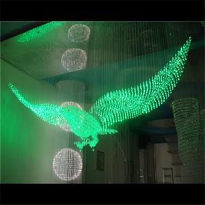 โคมไฟคริสตัล LED 8สีโคมไฟระย้าคริสตัล LED แสงน<span class=keywords><strong>ก</strong></span>3D - Product Image 4