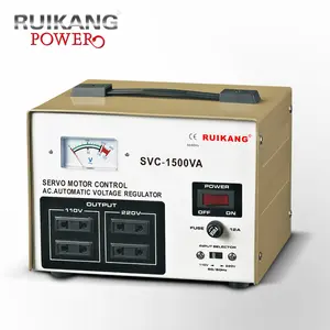 Nuevo Producto SVC 1000Va AC servo Moor control regulador de voltaje automático