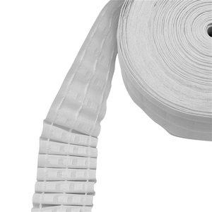 <strong>Curtain</strong> Header Slide Pencil Pleat Tape <strong>for</strong> <strong>Curtain</strong> <strong>Weights</strong> 75mm Width Wave <strong>Curtain</strong> Tape Polyester - Product Image 2