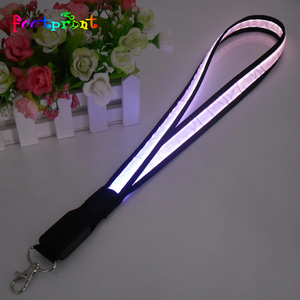 Lanière lumineuse à led clignotante avec porte-carte d'identité, 10 pièces, <span class=keywords><strong>promotion</strong></span> - Product Image 3