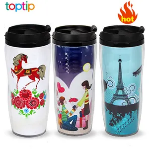 Quảng Cáo Chuyên Nghiệp Cup, Đôi Tường Nhựa Cốc Cà Phê, Trà Tumbler