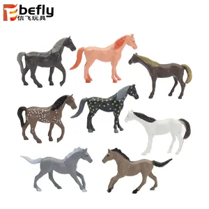 8pcs animal set kids nieuwe plastic paard figuur speelgoed voor verkoop