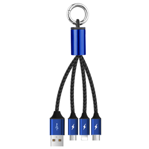 Usine <span class=keywords><strong>En</strong></span> Gros <span class=keywords><strong>multi</strong></span> <span class=keywords><strong>3</strong></span> <span class=keywords><strong>en</strong></span> <span class=keywords><strong>1</strong></span> <span class=keywords><strong>en</strong></span> alliage de nylon de chargement micro <span class=keywords><strong>usb</strong></span> <span class=keywords><strong>câble</strong></span> - Product Image 2