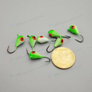 Tête plombée de haute qualité pour <span class=keywords><strong>la</strong></span> pêche sur glace, leurre pour attraper des poissons, couleurs au plomb, 1 unité - Product Image 4