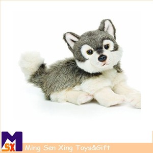 super jolie peluche jouet <span class=keywords><strong>animal</strong></span> en peluche loup mignon bébé <span class=keywords><strong>mou</strong></span> - Product Image 2