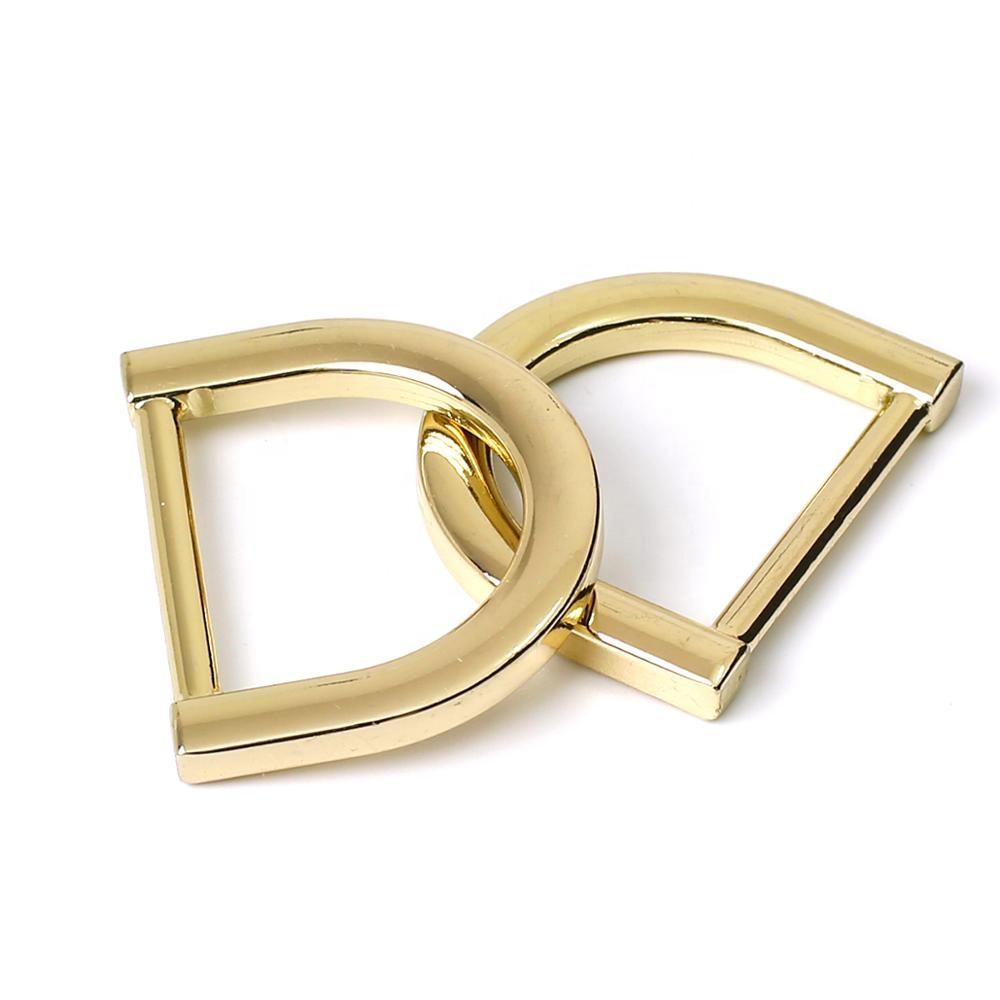 Аксессуары для Ремня Сумки, D-образное металлическое кольцо из цинкового сплава для сумок, пряжка для сумок, кольца и фурнитура