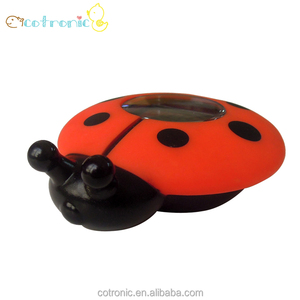 Ladybug Bath and <b>Room</b> <b>Thermometer</b> with Time - Product Image 3