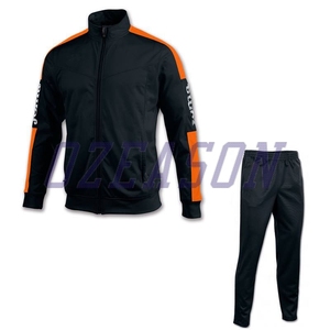 100% Polyester tùy chỉnh trống thể thao đào tạo chạy ấm lên tracksuits người đàn ông chạy bộ phù hợp với - Product Image 4