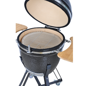 SEB KAMADO 21'' Griglia <span class=keywords><strong>BBQ</strong></span> <span class=keywords><strong>in</strong></span> <span class=keywords><strong>Ghisa</strong></span> Personalizzata, Grande Griglia Affumicatore Nera Kamado per Esterni - Product Image 3