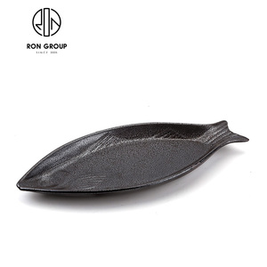Vente en gros, vaisselle personnalisée, <span class=keywords><strong>pas</strong></span> <span class=keywords><strong>cher</strong></span>, Restaurant, Banquet, hôtel, Buffet, Horeca, vaisselle noire mate, <span class=keywords><strong>assiette</strong></span> ronde en céramique - Product Image 3