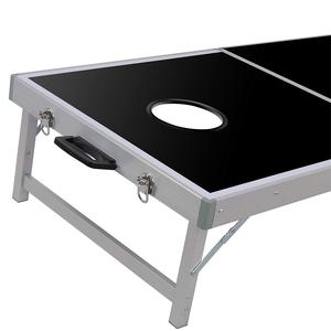 Jeu <span class=keywords><strong>de</strong></span> Cornhole Portable en Aluminium avec Sac <span class=keywords><strong>de</strong></span> Lancer 120x60x28cm – Jeu <span class=keywords><strong>de</strong></span> Sport Extérieur Personnalisable par Wenjude - Product Image 4