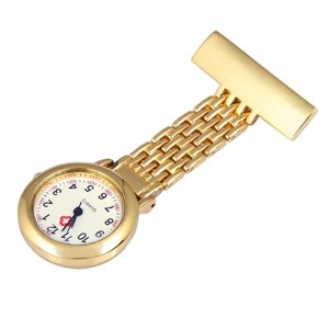 Orologio da Donna alla Moda in Acciaio Inossidabile Dorato per Infermiere e Medici con Movimento Giapponese Conforme agli Standard CE ROHS - Product Image 2