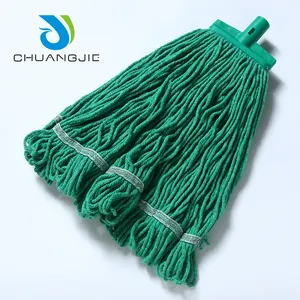 Wholesale euro clean cotton mop wet screw on mop head replacements