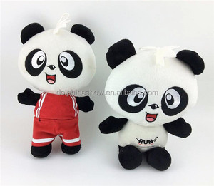 OEM Firmens piel Maskottchen Plüsch Kuh Spielzeug mit Logo Großhandel Cartoon Kuscheltiere weichen Panda Teddybär Spielzeug - Product Image 3
