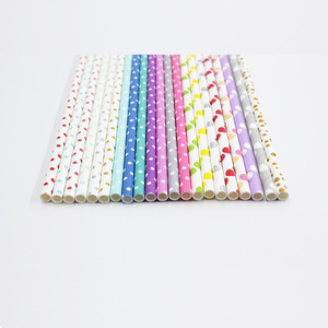 Biodegradable ecológico desechable de té de <span class=keywords><strong>leche</strong></span> recto papel pajas de beber - Product Image 1