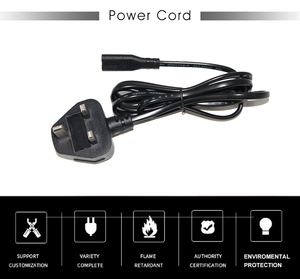 13A 250V UK Male to 2Pin IEC 320 C7 AC <strong>Power</strong> Cord for Smart <strong>TV</strong> Mains <strong>Cable</strong> - Product Image 6
