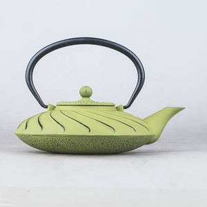 Unique Color Enameled Interior <strong>Cast</strong> <strong>Iron</strong> Enamel Teapot <strong>Tea</strong> Kettle <strong>Pot</strong> - Product Image 1