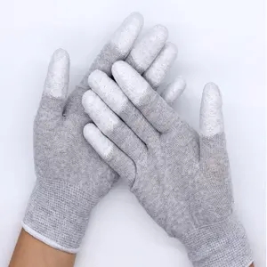 Ucuz antistatik karbon fiber kaplamalı eldiven