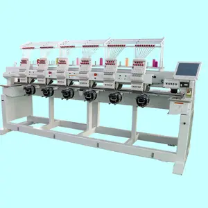 Endüstriyel Bilgisayarlı Nakış Makinesi 6 kafa Monogram nakış makinesi Nijerya