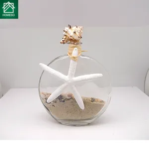 Shell Decoratie Met Fles En Gekleurde Zand